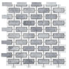 Aztec Dusk 10.25" x 11.25" Mosaic Tile