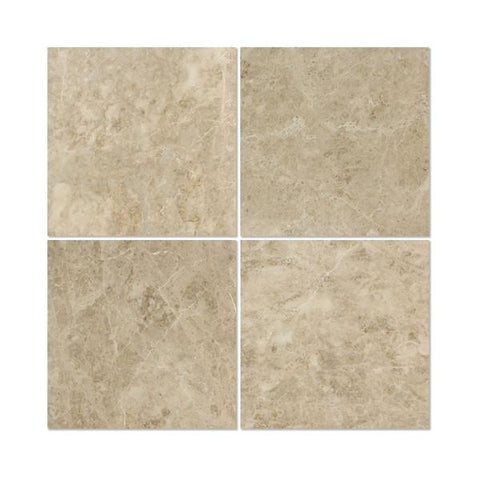 18 x 18 Polished Cappuccino Marble Tile