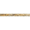 1 x 12 Honed Scabos Travertine Diamond Rope Liner