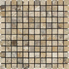 1 x 1 Tumbled Philadelphia Travertine Mosaic Tile