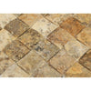 2 x 2 CNC-Arched & Honed Scabos Travertine Mosaic Tile