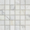 2 x 2 Polished Calacatta Gold Marble Mosaic Tile