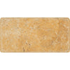 3 x 6 Tumbled Gold Travertine Tile