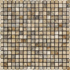 5/8 x 5/8 Tumbled Philadelphia Travertine Mosaic Tile