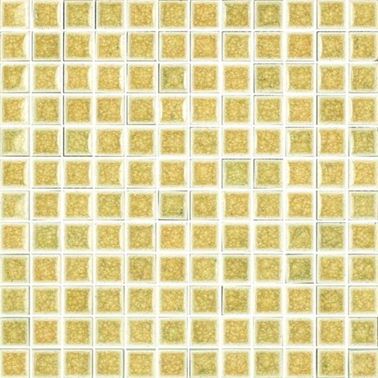 Cream Mosaic Harvest 1"x1" Glass Mosaic Tile