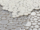 Growing Grey 11.5 x 11.5 Pebble Porcelain Mosaic Tile
