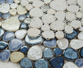 Growing Ocean 11.50 x 11.50 Pebble Porcelain Mosaic Tile