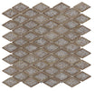 Super Grey 10.5 x 10.75 Glass Mosaic Tile