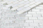 Icy Brick 1" x 2" Glass Mosaic Tile