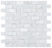 Icy Brick 1" x 2" Glass Mosaic Tile