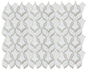 Prestige Carrara 7.5 x 11.75 Glass Marble Mosaic Tile
