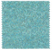 Malibu Turquoise Penny Round Glass Mosaic Tile