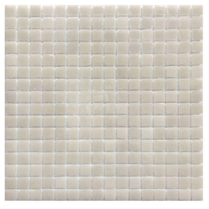 Neutra 01.Bianco Square 12 x 12 Glass Mosaic Tile