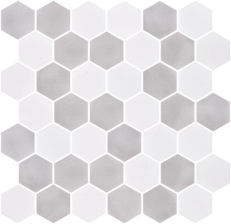 Stoneblend XL Soft 11.25 x 11.25 Pool Rated Recycled Glass Mosaic Tile