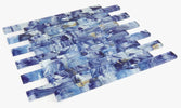 Watercolor Ocean 11.75 x 11.75 Glass Mosaic Tile