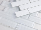 Casale Light 11.75 x 11.75 White  Glass Subway Tile
