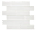 Casale Silver White 11.75 x 11.75 Glass Subway Tile