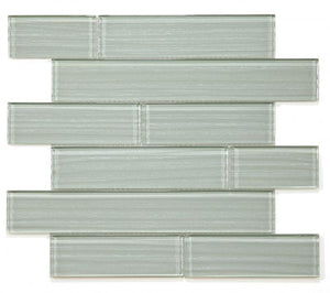 Casale Silver Grey 11.75 x 11.75 Glass Subway Tile