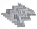 Herringbone Italian Grey 11 x 12.5 Mosaic Tile