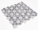 Aether Dusk 11.5 x 12 Calacatta marble Mixed with Bardiglio Marble