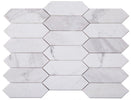 Elongated Hex White 11.75 x 15 Mosaic Tile