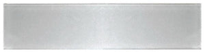 Lucy Silver 4 x 16 Glass Subway Tile