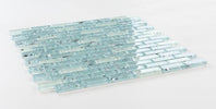 Icy Ocean Stack 11.75 x 12 Glass Mosaic Tile