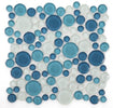 Lady Ocean 10.75 x 10.75 Glass Mosaic Tile