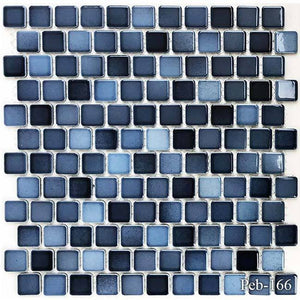 Peb Cobalt Blue 1 x 1 Pool Tile Series